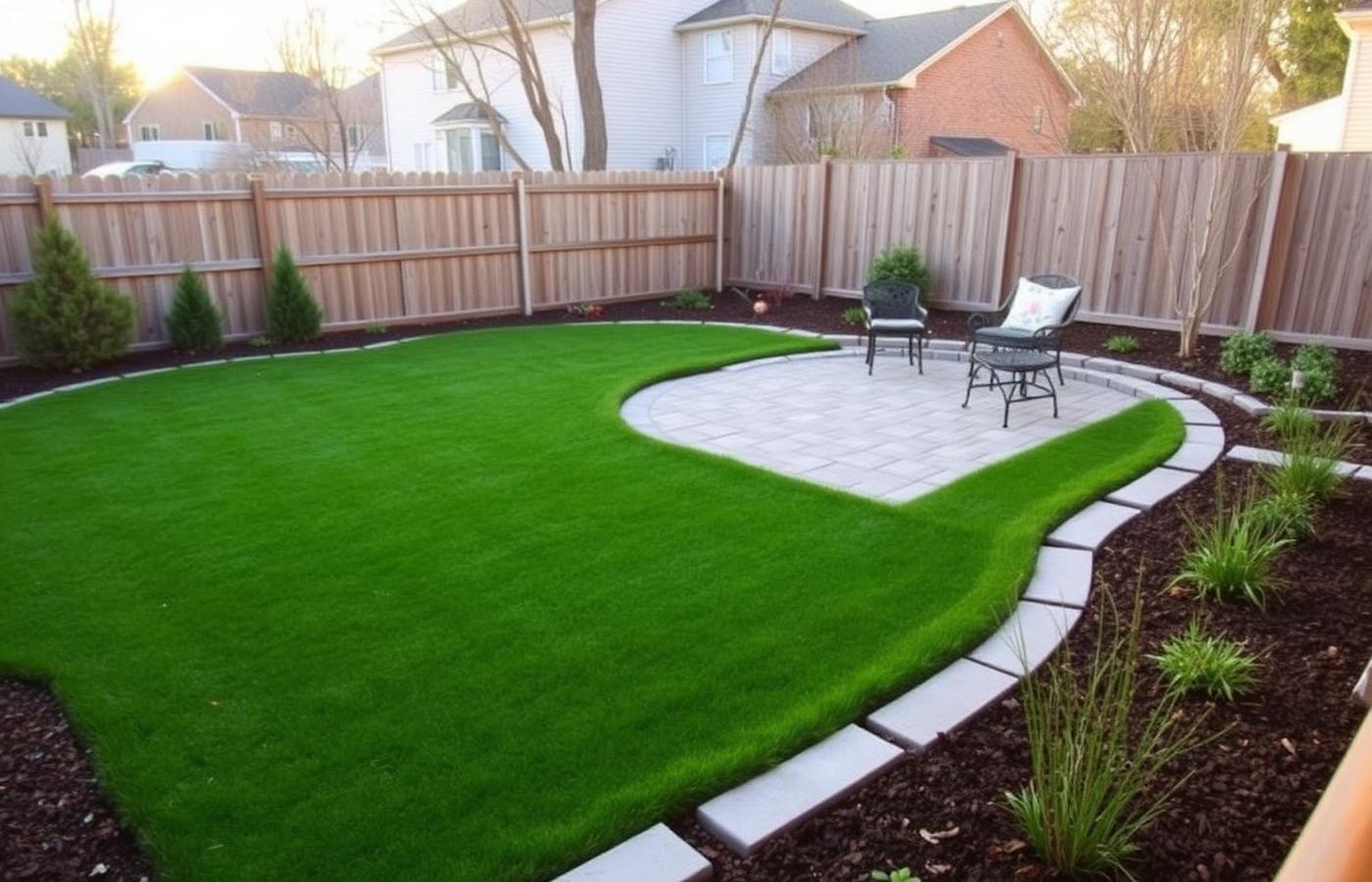 Backyard retreat — Mansfield after transformation